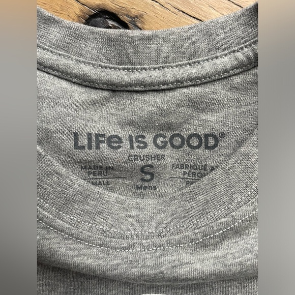 Life Is Good Tee Shirt Short Sleeve Crusher T Size Small NWOT Never Worn/washed - Picture 3 of 7